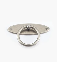 Oval Plate Ring Pull with Escutcheon