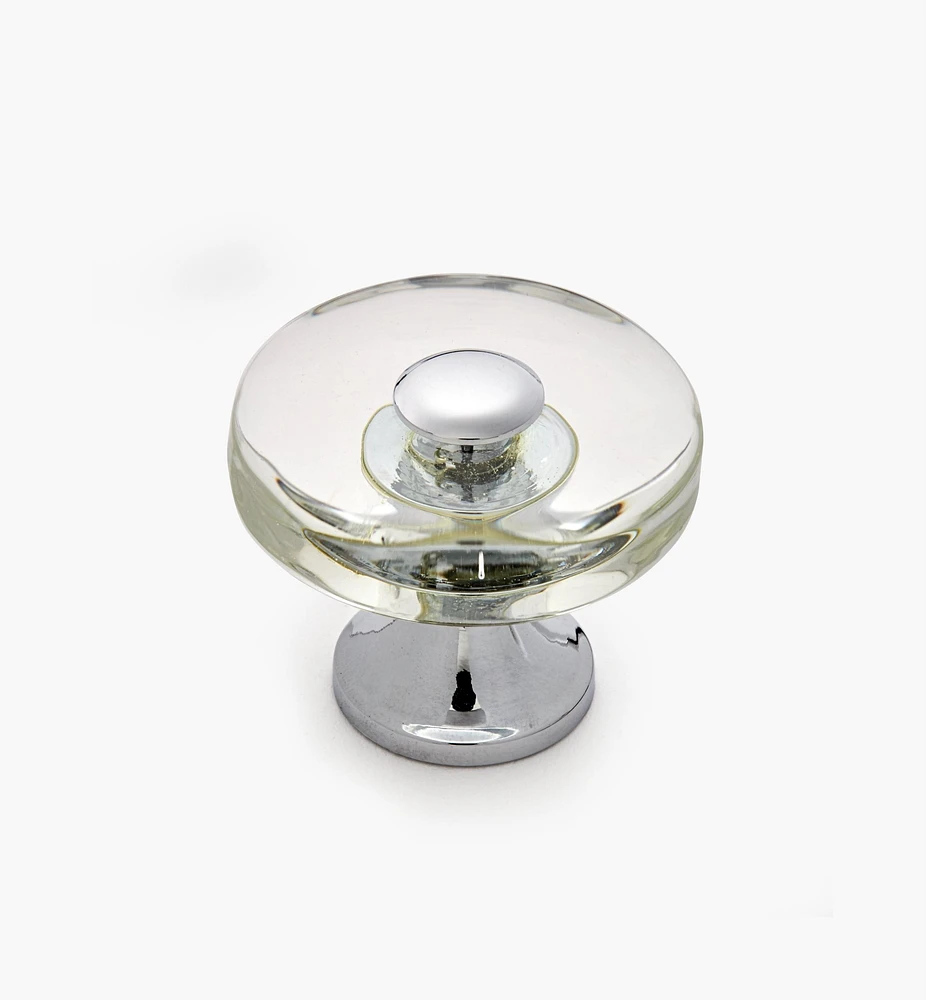 Tinted Glass Disc Knob