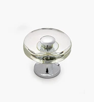 Tinted Glass Disc Knob