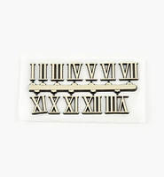 Adhesive-Backed Roman Numerals