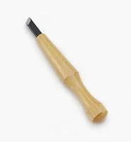 Japanese 7.5mm Detail Carving Left-Hand Skew Chisel