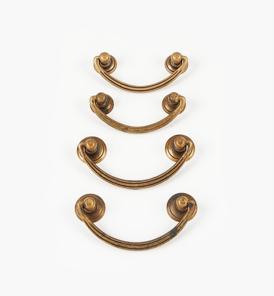 Fluted Brass Handles