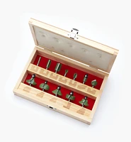 Boxed Set of 12 Router Bits