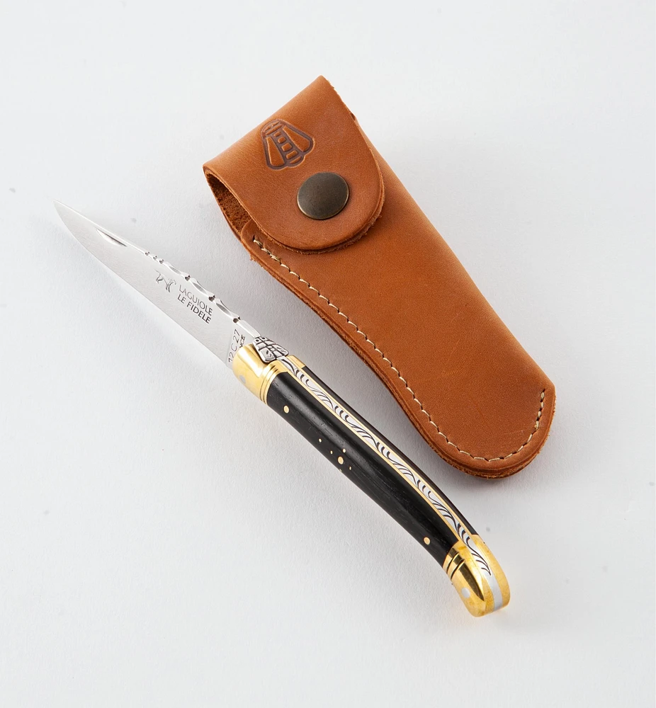 The Laguiole Knife with Leather Case