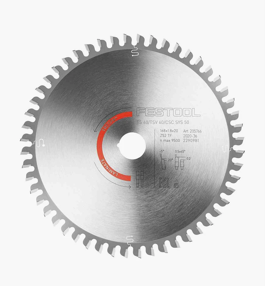 Laminate Blade for Festool TS 60 K Plunge-Cut Saw