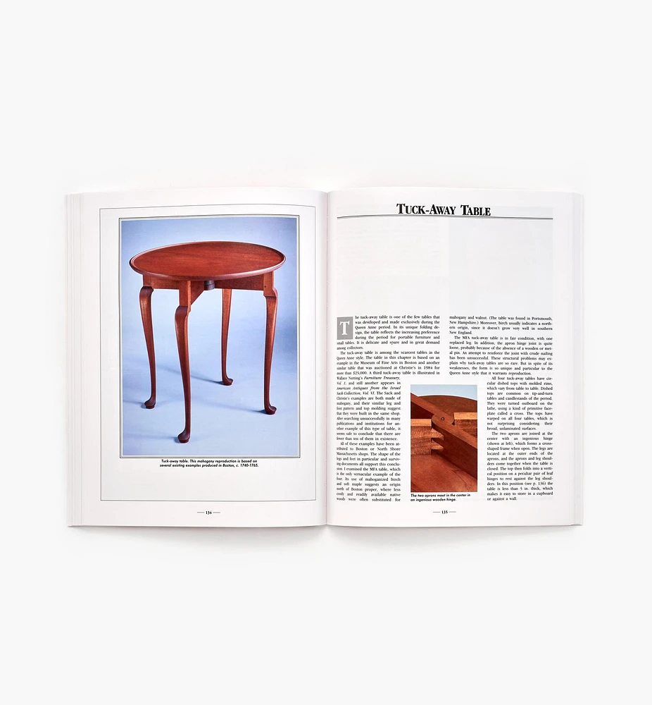 Queen Anne Furniture – History, Design and Construction