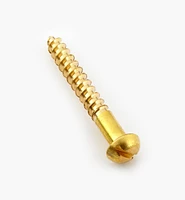 Round-Head Brass Screws