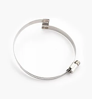 Collier de serrage spiralé à gauche
