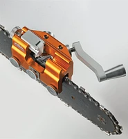 Hand-Crank Chain-Saw Sharpener