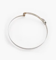 Collier de serrage spiralé à droite