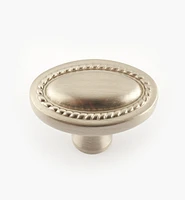 Rope-Edged Oval Knob
