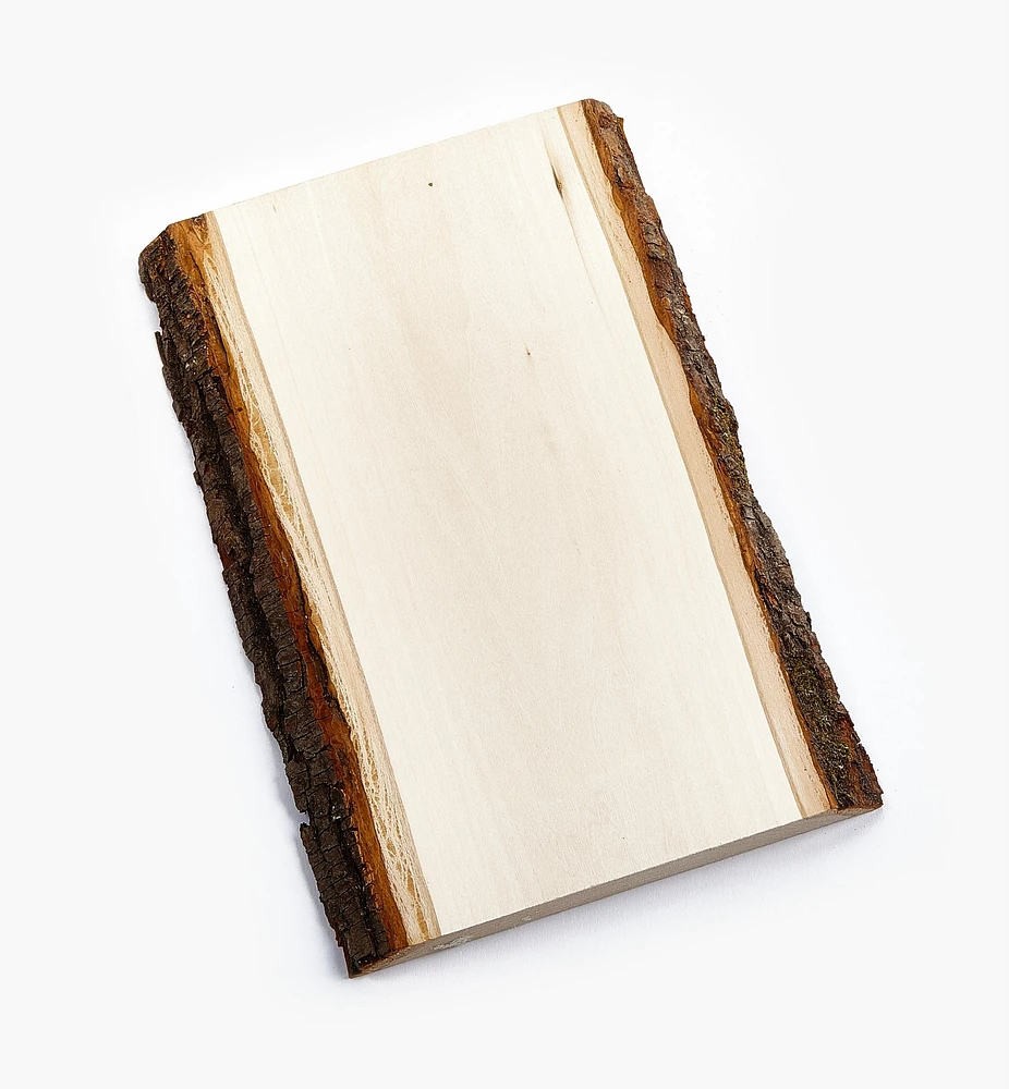 Live-Edge Rectangular Basswood Plaques