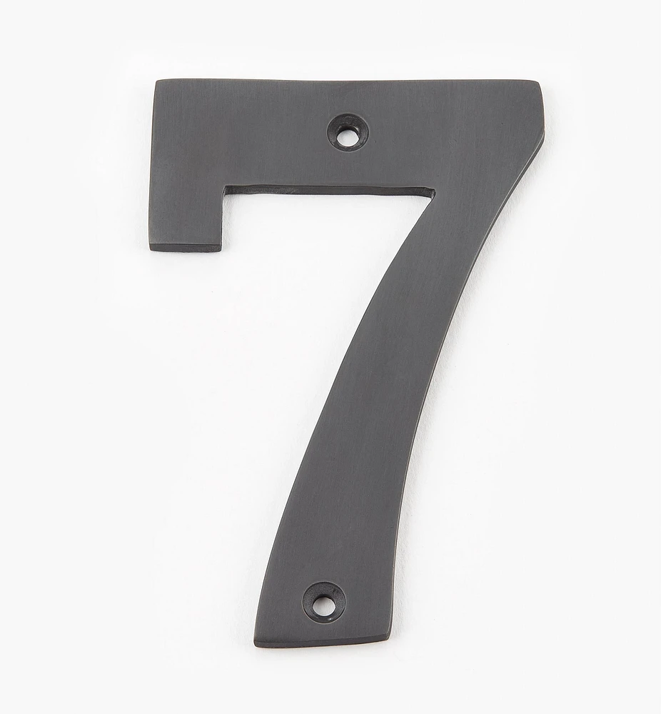 Standard Cast Brass House Numbers