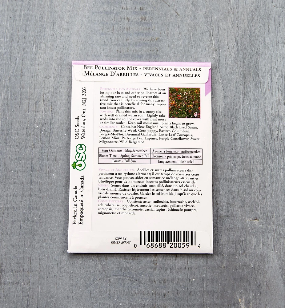 OSC Flower Seed Packets