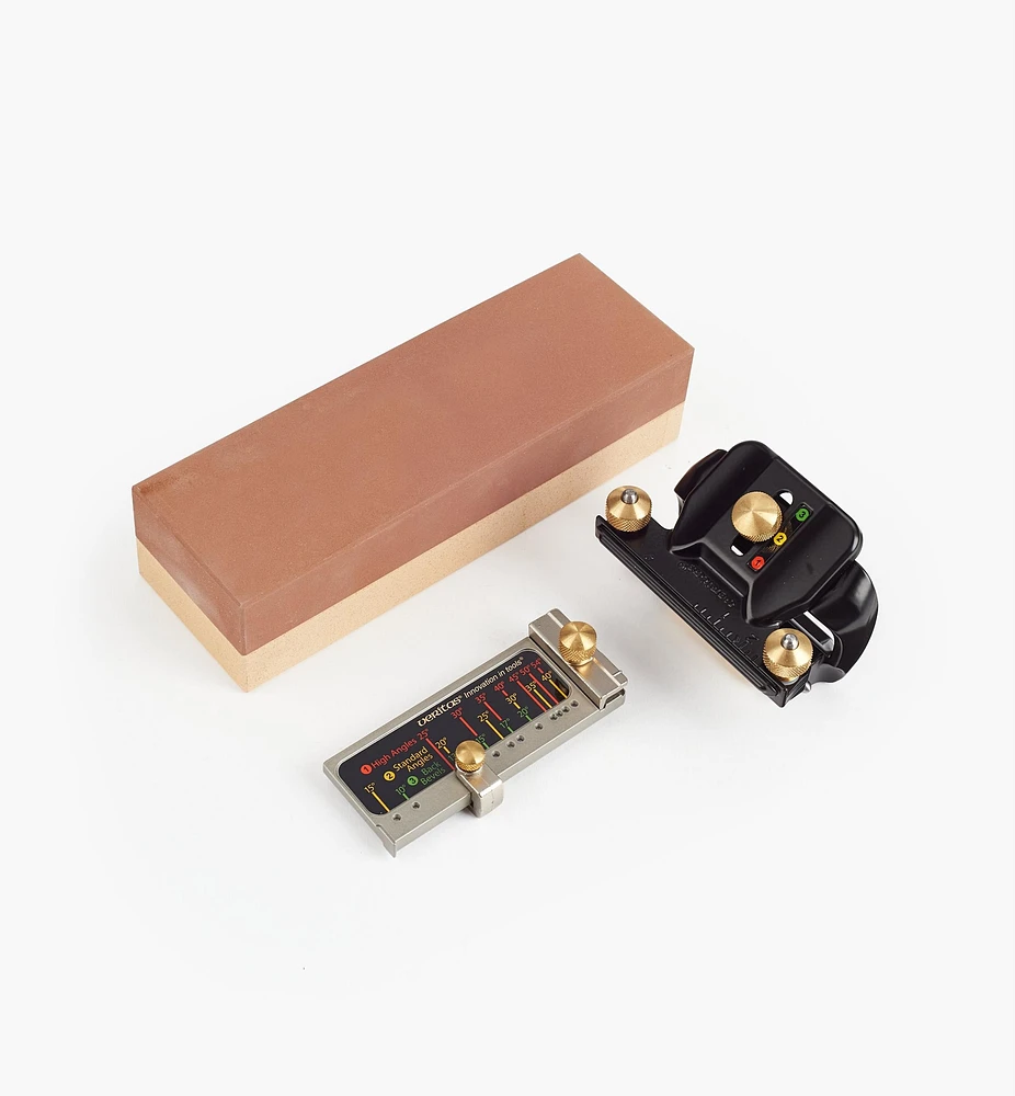 Cabinetmaker's Sharpening Sets with MK.II Honing Guide & Stone