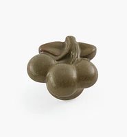Boutons en céramique à motif de cerise