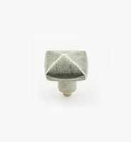 Simple Pewter Hobnail Knob