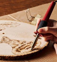 Make It Yourself Pyrography Clock & Coasters Kit