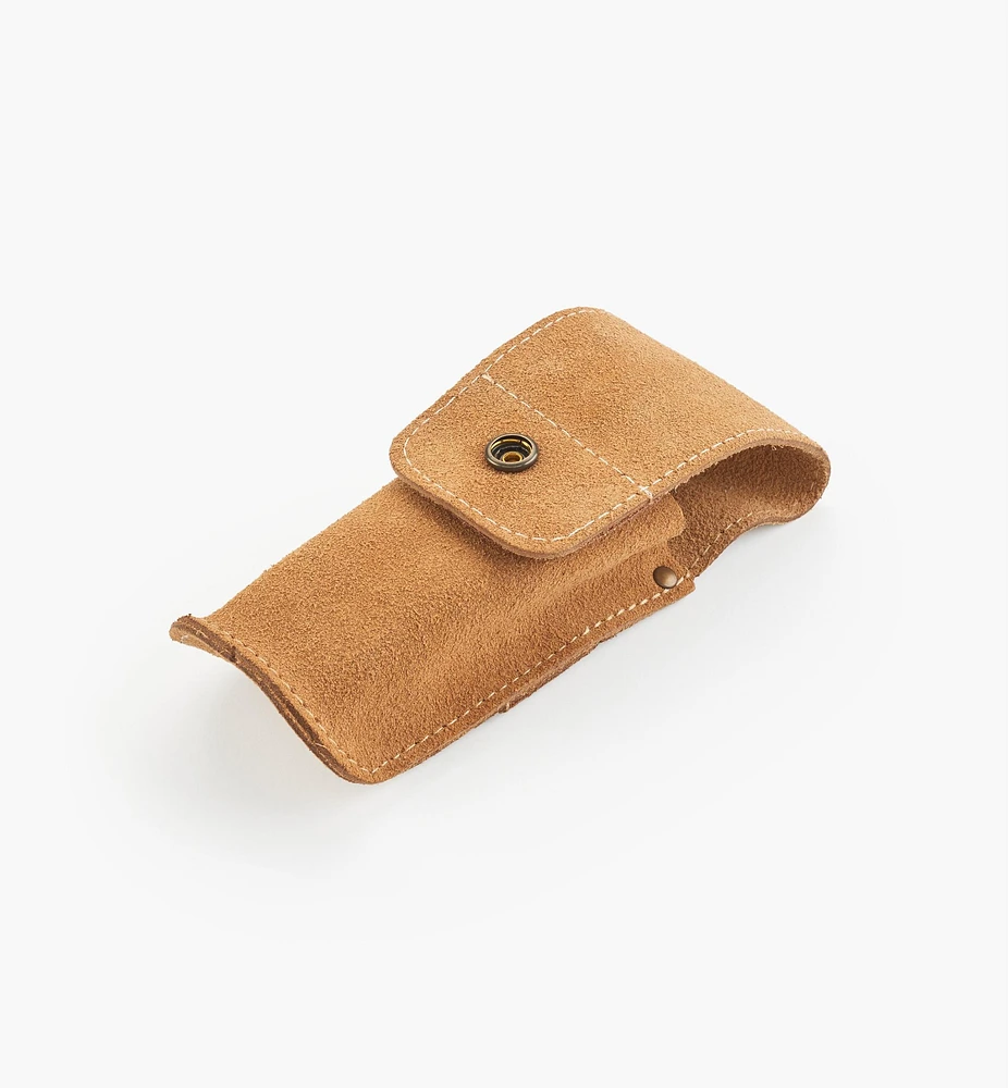 Étui en cuir pour petit rabot de coupe