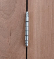 Bulk Set of Nickel-Plate Full-Wrap Inset Hinges