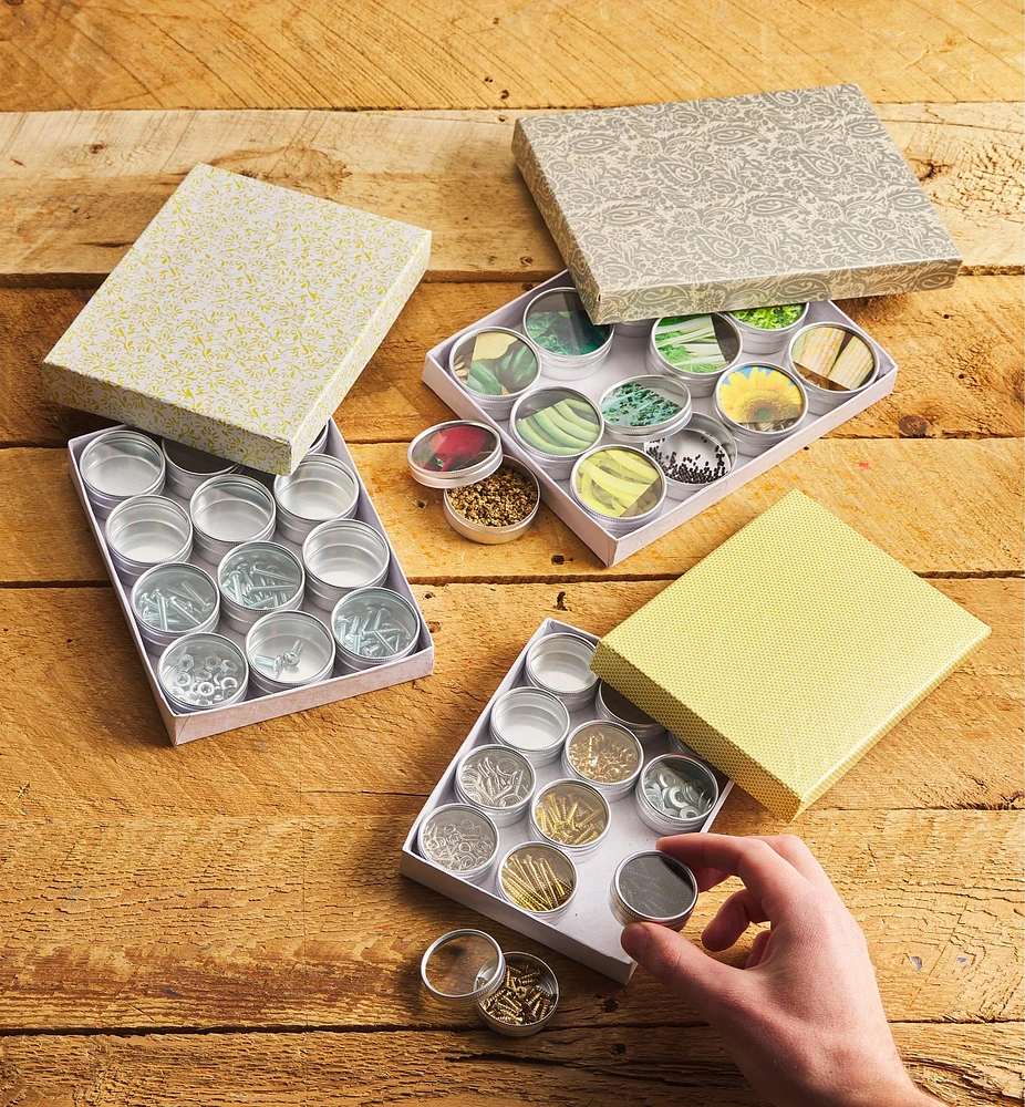 41mm, 48mm & 53mm Aluminum Watchmaker's Containers