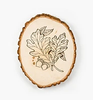 Live-Edge Oval Basswood Plaques