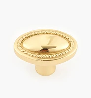 Rope-Edged Oval Knob