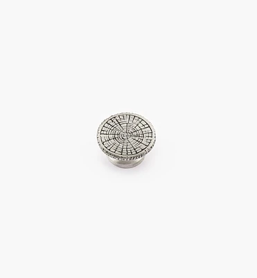 Pewter Log End Knob