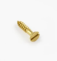 5/8" #5 Flat-Head Brass Screws