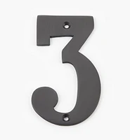 Standard Cast Brass House Numbers