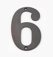 Standard Cast Brass House Numbers