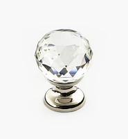 Faceted Glass Knobs