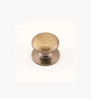 Forged Brass Flat Knobs