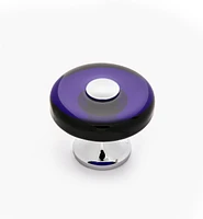 Tinted Glass Disc Knob