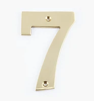 Standard Cast Brass House Numbers