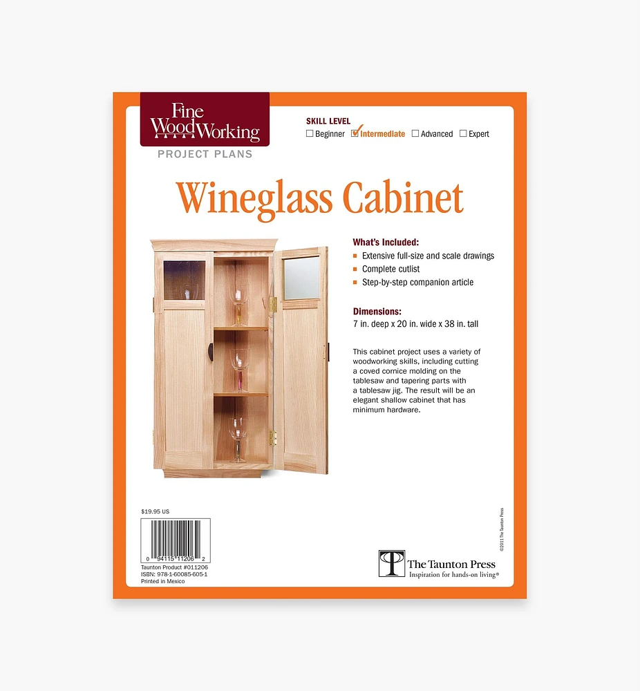 Wineglass Cabinet Plan
