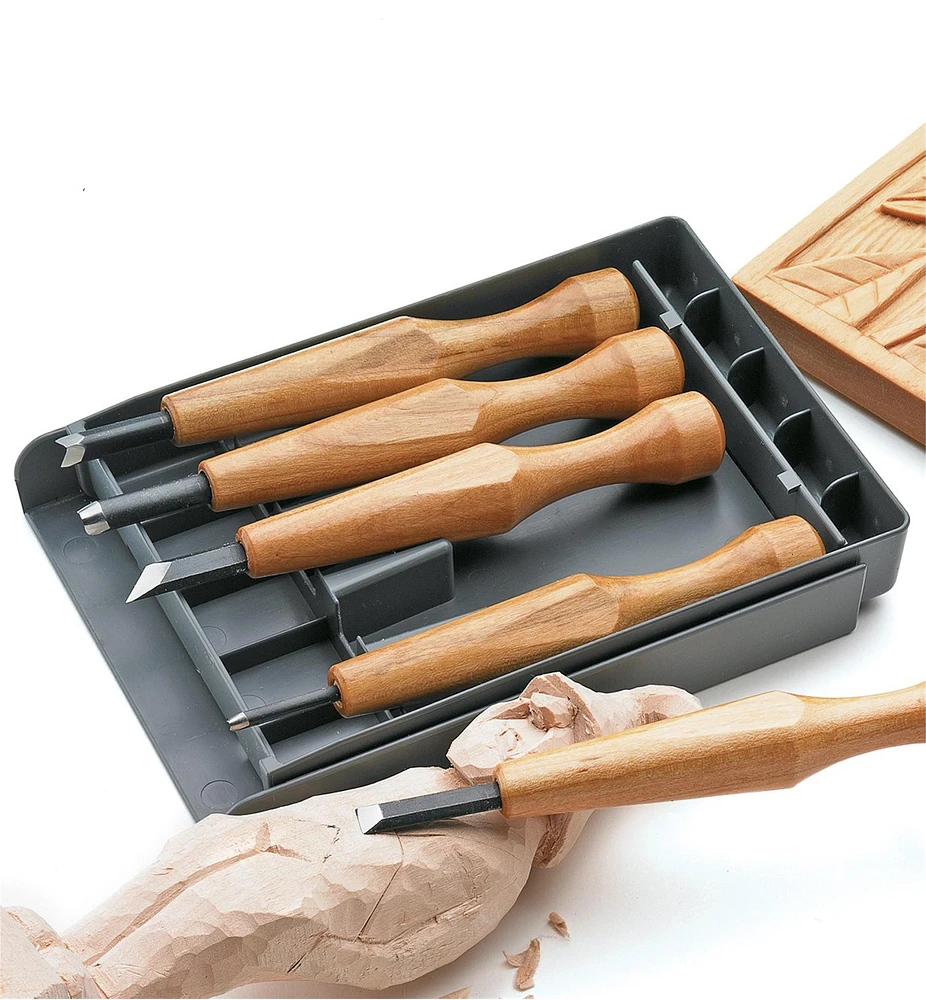 Set of 5 Japanese Detail Carving Tools