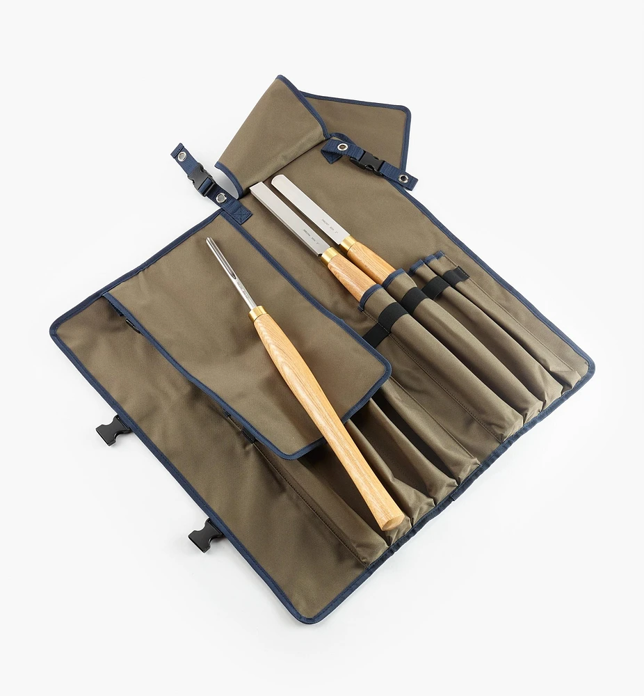 Economy Turning Tools Set and Tool Roll