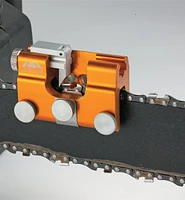 Hand-Crank Chain-Saw Sharpener