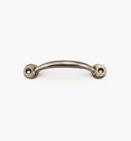 4" Cast Brass Oval-Post Utility Handle