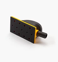 Mirka Yellow Grip Faced 13-Hole Hand-Sanding Vacuum Block (70mm × 125mm)