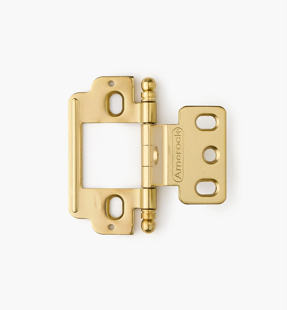 Partial-Wrap Ball-Tip Inset Hinge