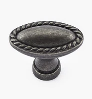 Rope-Edge Oval Knob
