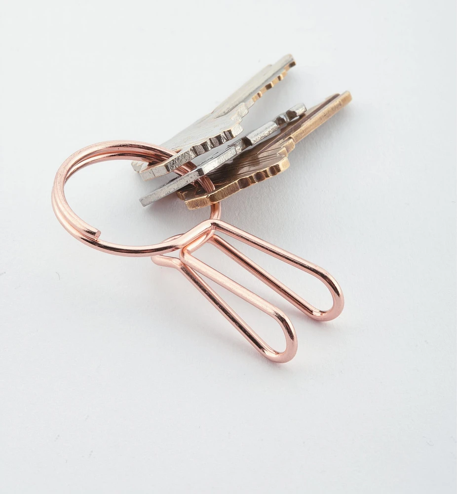 SqueezeRing Key Clip