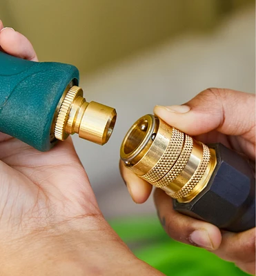 Brass Quick Connect Set with Water Stop