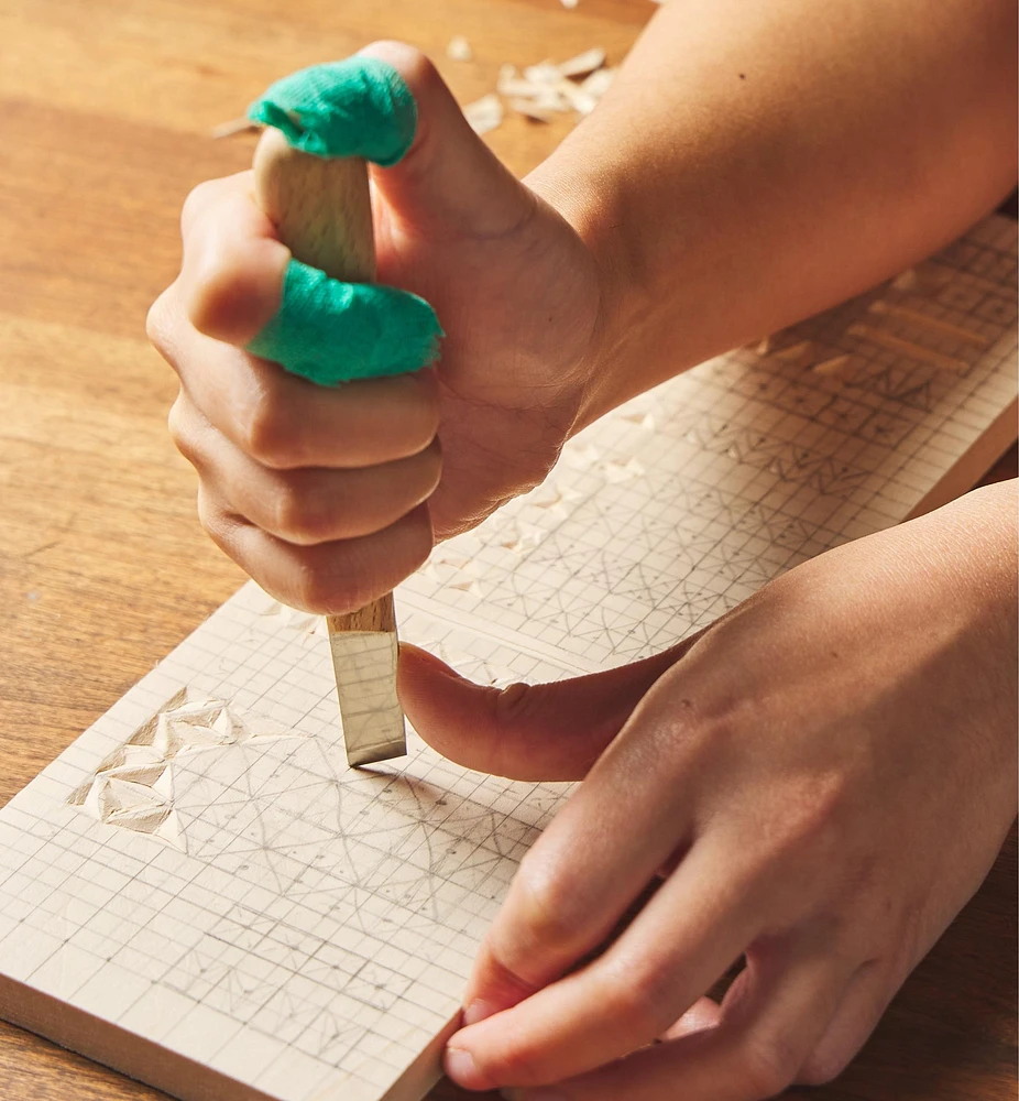 Make It Yourself Chip Carving Holiday Ornaments Kit