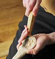 Compound-Curve Spoon Knife