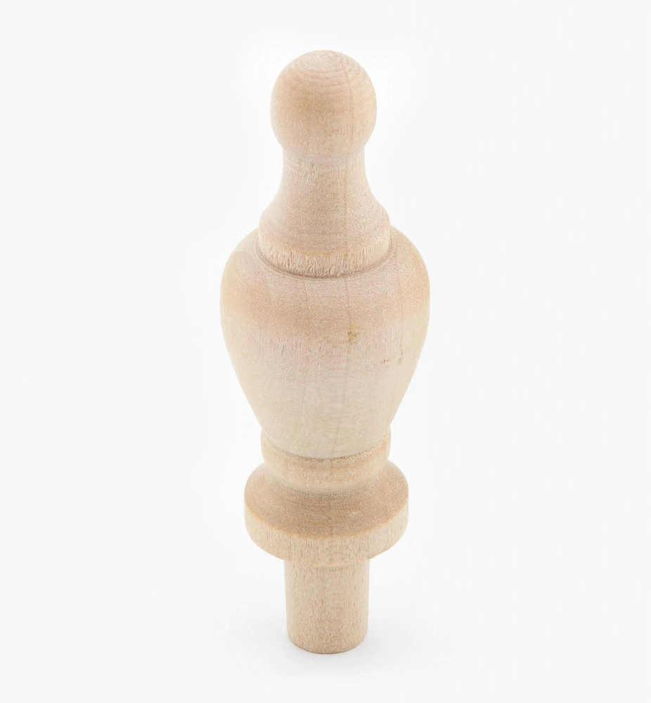Hardwood Colonial Finial