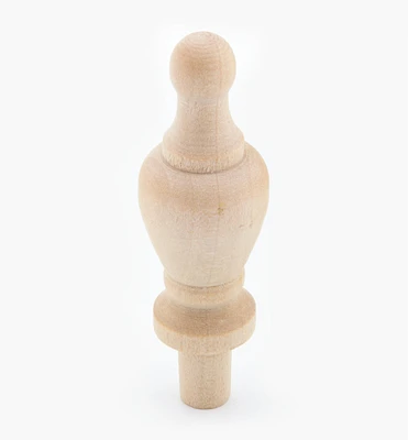 Hardwood Colonial Finial