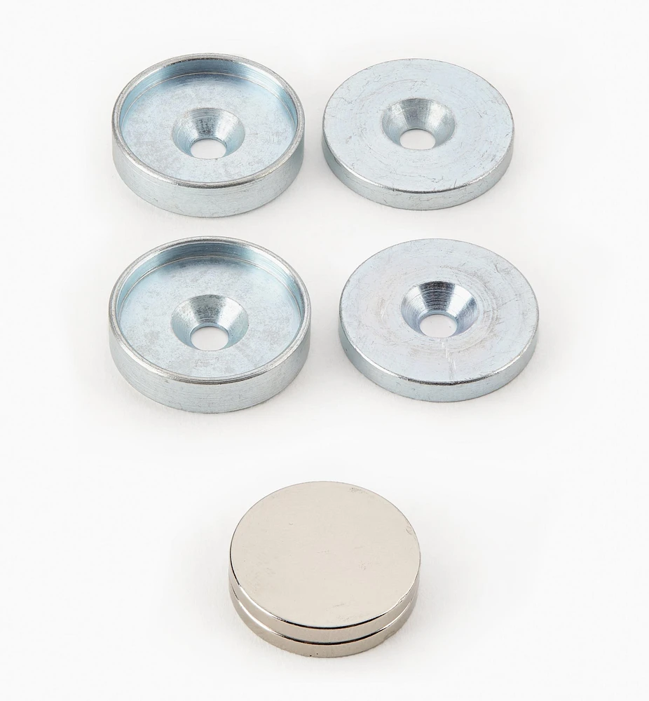 Rare-Earth Magnet, Cup & Washer Sets